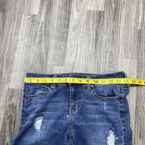LIVERPOOL Skinny Light Wash Mid Rise Blue Denim Jeans Women's Size 2 - Picture 5 of 14